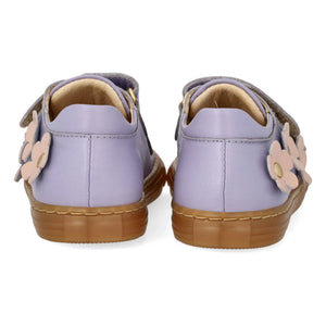 Angulus - Two-Stripe Floral Sneakers | Lilac
