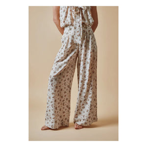 Emile et Ida - Printed Pants | Cream