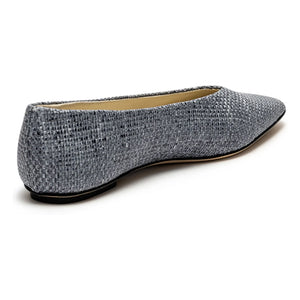 Odare - Blue Raphia Ballerinas Bilbao