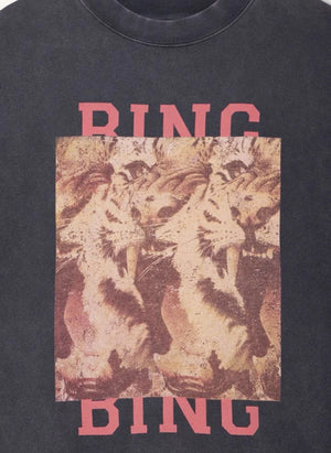 Anine Bing - Miles Tiger Bing cotton sweatshirt | Black