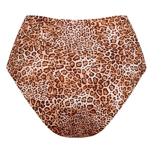 Vanessa Sposi - Le Maillot Yüksek Bel Çoraplar | Leopar