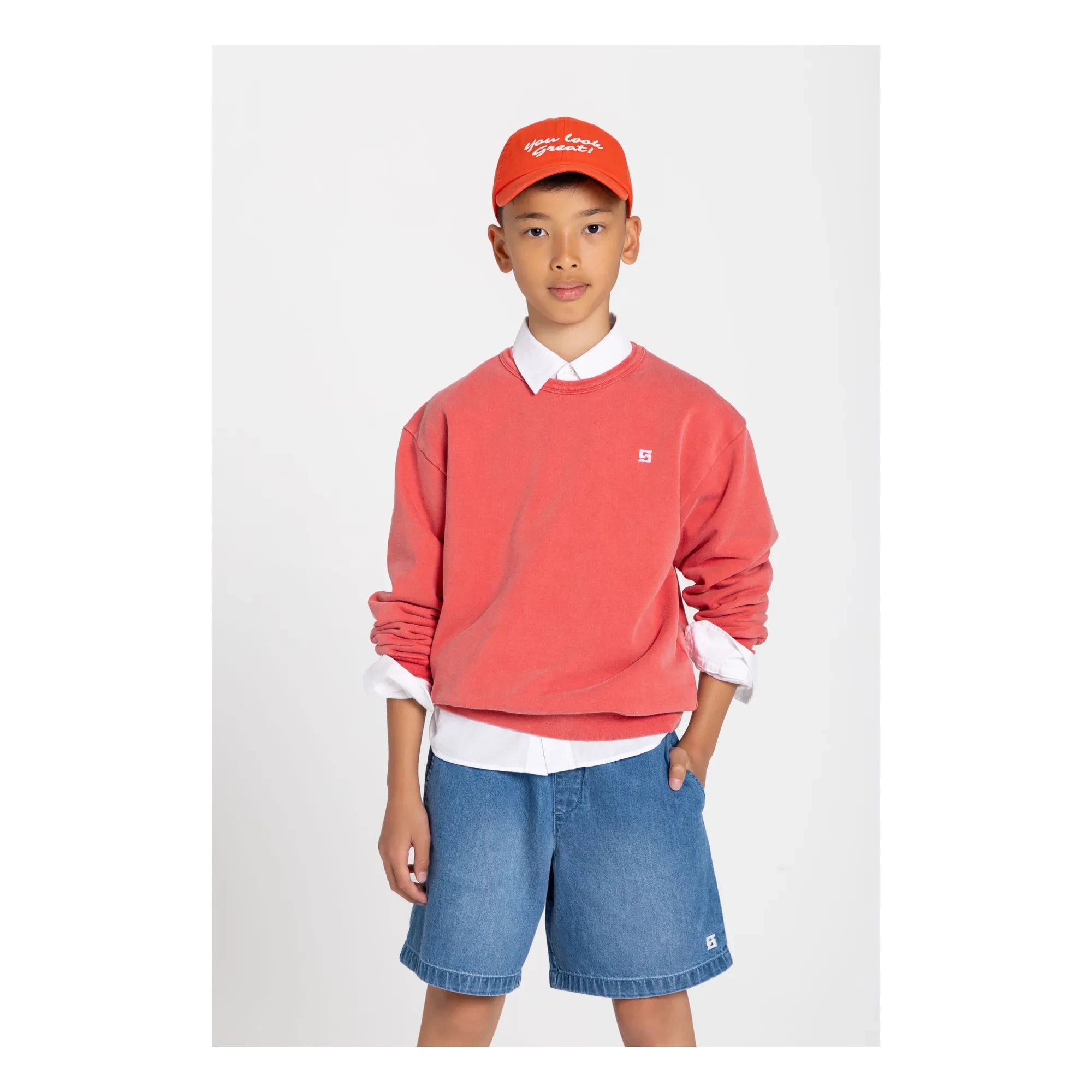 Smallable Kid - Tom Ample Denim Shorts | Blue