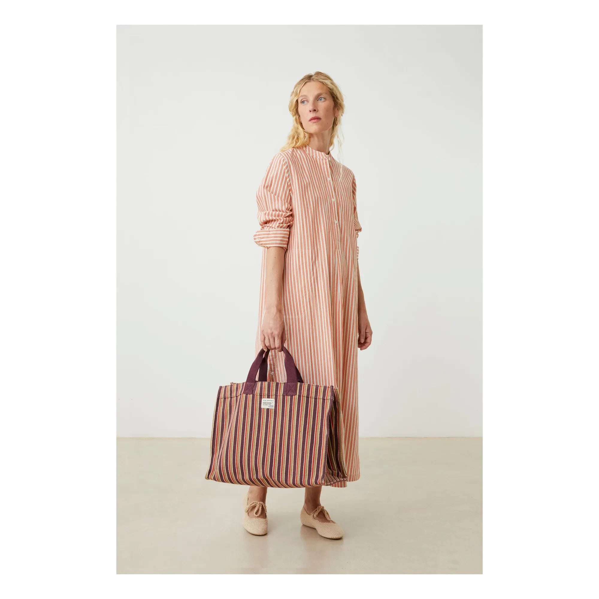 Moismont - Roma Shopping Bag N°46 Cotton | Plum