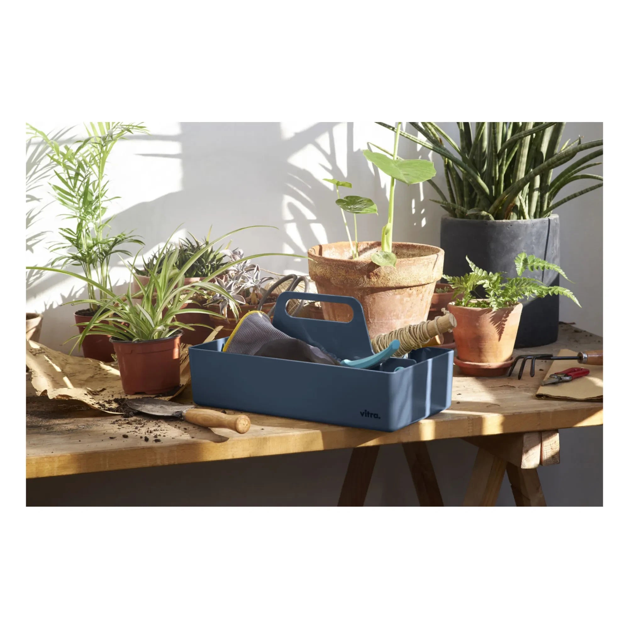Vitra - Recycled Plastic Tool Box Organizer - Arik Levy | Navy Blue