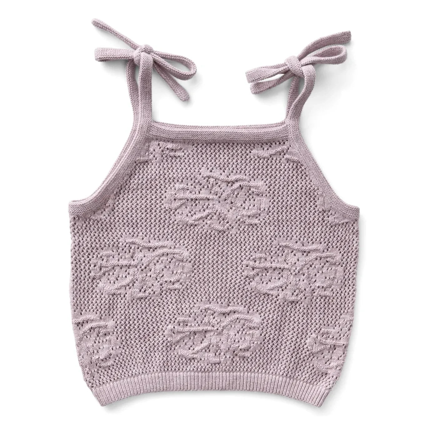 Soor Ploom - June Flowers Organic Cotton Tank Top | Lilac