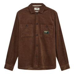 Anerkjendt - Aktheo Velvet Overshirt | Brown