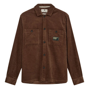 Anerkjendt - Aktheo Velvet Overshirt | Brown