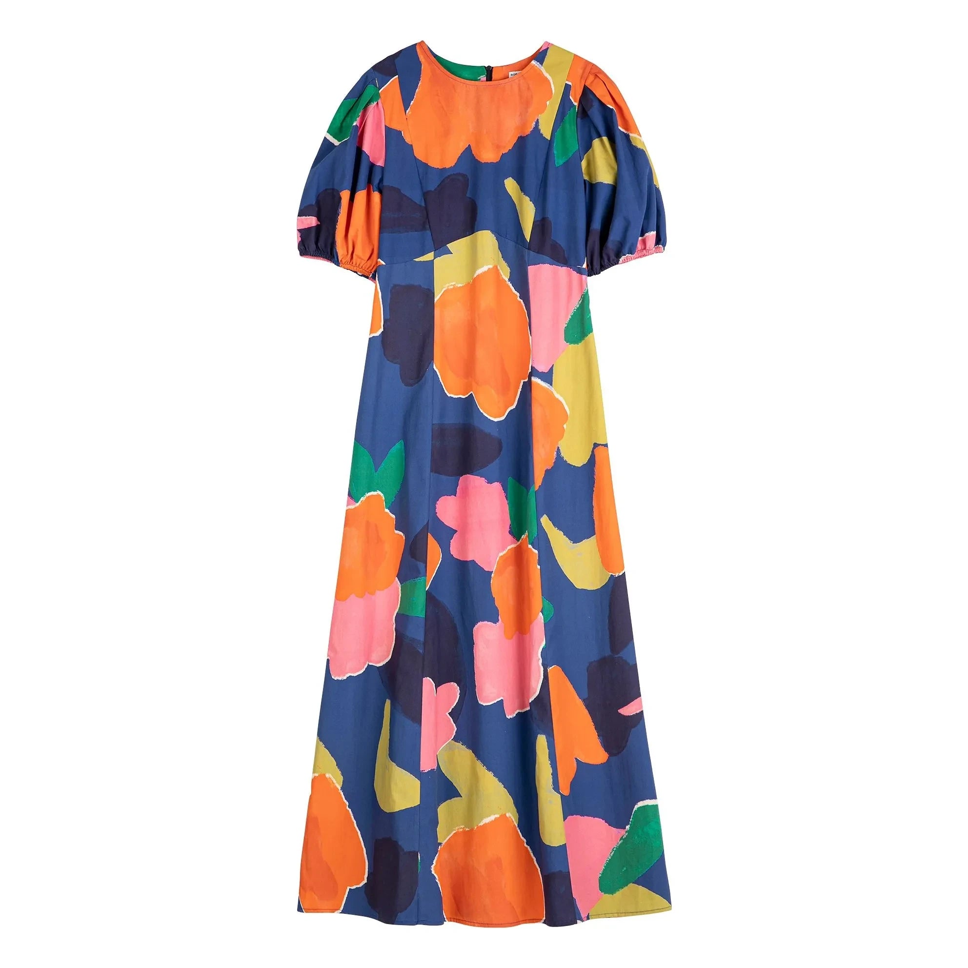 Bobo Choses - Blooming Color Organic Cotton Dress | Blue