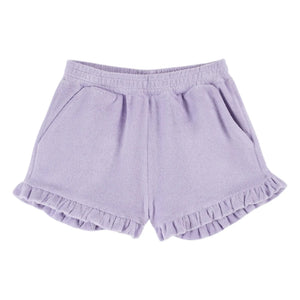 Emile et Ida - Terry Ruffled Shorts | Mauve