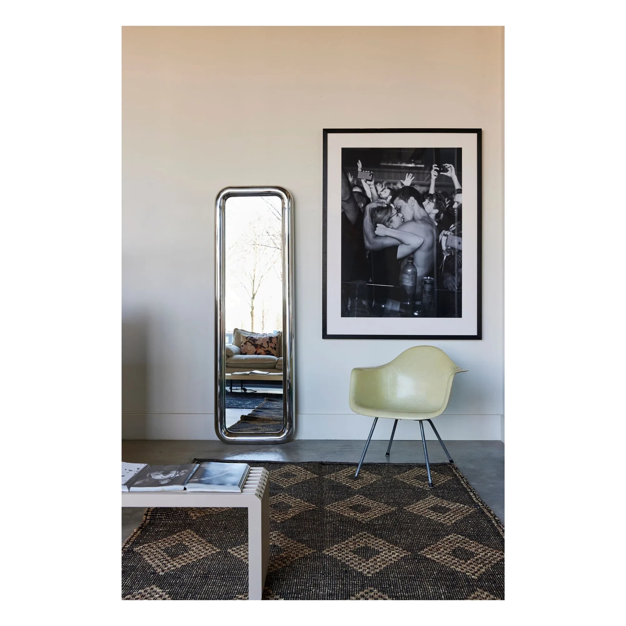 HKliving - Fluffy chrome mirror | Chrome