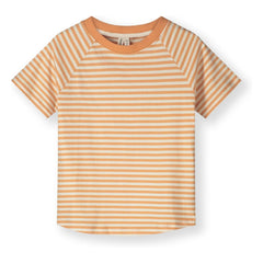 Gray Label - Striped Organic Cotton T-Shirt | Apricot