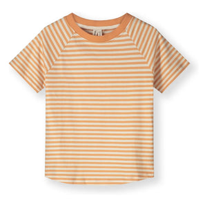 Gray Label - Striped Organic Cotton T-Shirt | Apricot