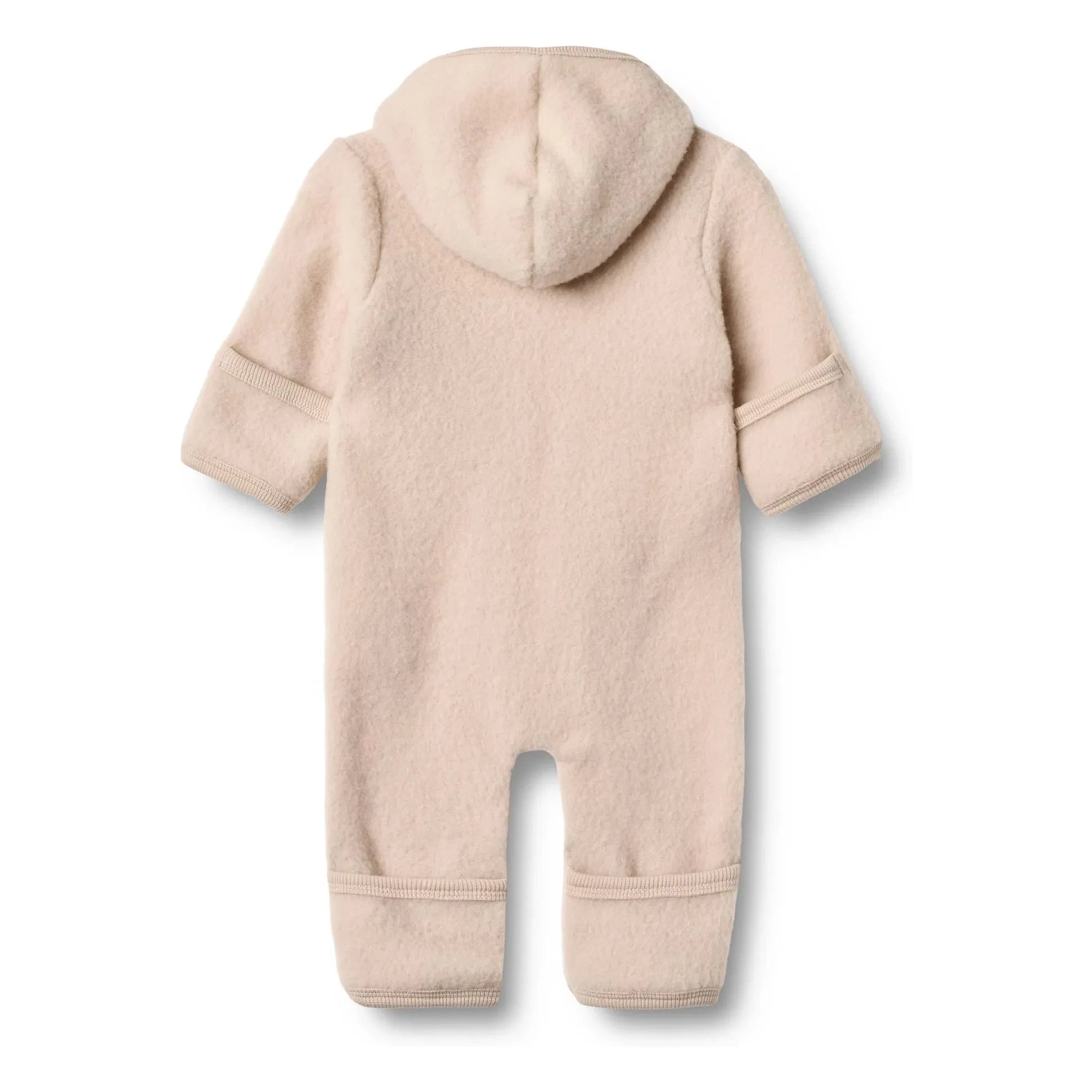 Wheat - Ata Merino Wool Romper | Dust Pink
