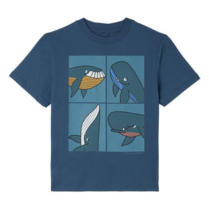 Stella McCartney Kids - Whale T-Shirt | Blue