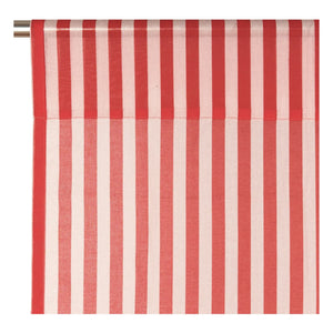 Nobodinoz - Wendy Checked Cotton Voile Curtain | Red