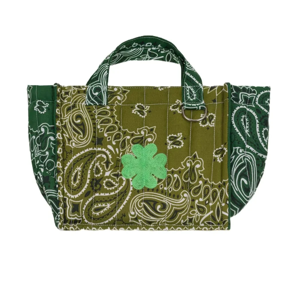 Call it by your name - Mini Tote Clover Pamuk | Yeşil