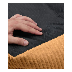 Cafide - Snozy Velvet Dog Bed | Mustard