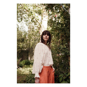 Emile et Ida - Dounia Organic Cotton Blouse | Cream