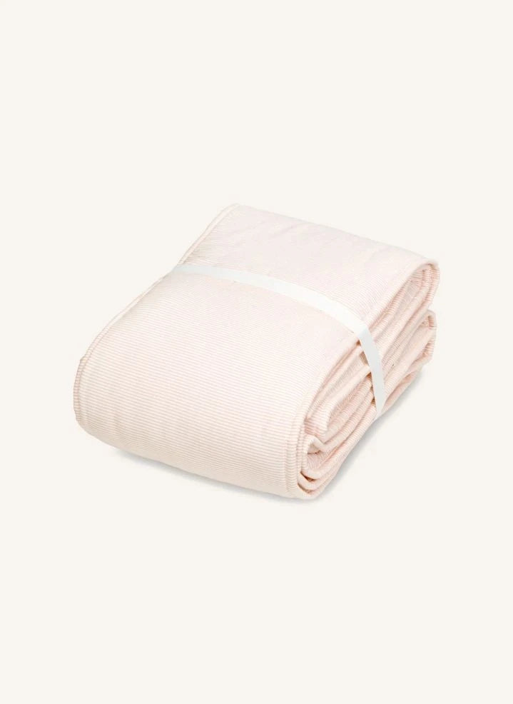 Cam Cam - Classic Striped Crib Bumper | Pink