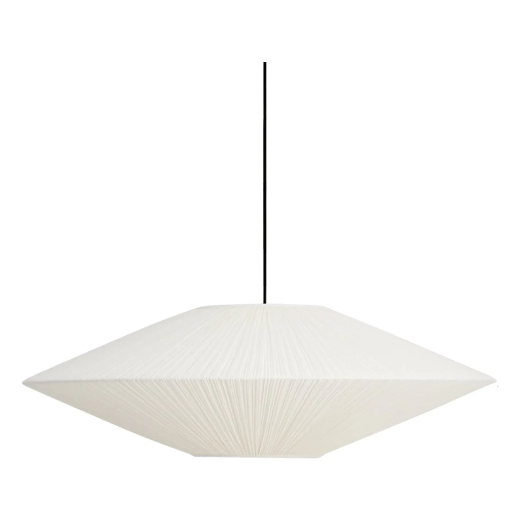 The Socialite Family - Büyük Brera pendant, pleated cotton - EU version (220 V) | Cream