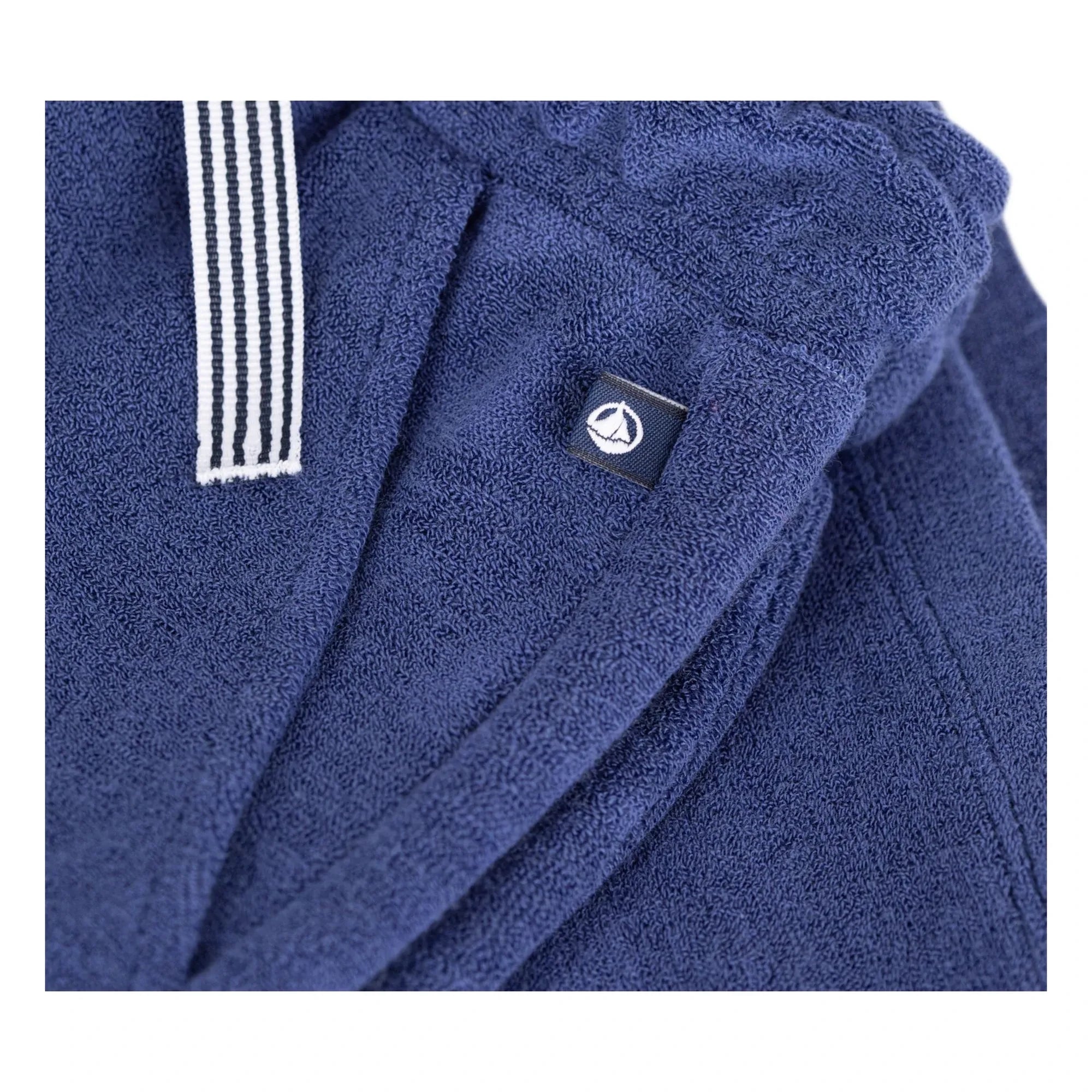 Petit Bateau - Solid Sponge Bermuda Shorts | Navy