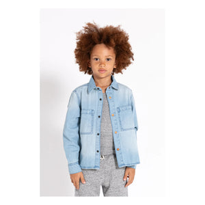 Finger in the nose - Enara gömlek | Ağartılmış denim