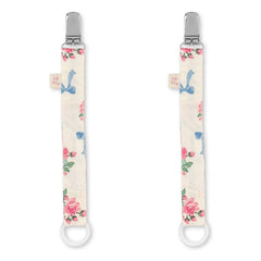 Konges Sløjd - Bella Rosita Pacifier Clips - Set of 2 | Pink