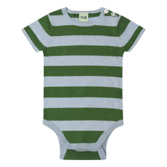 FUB - Striped Organic Cotton Bodysuit | Green