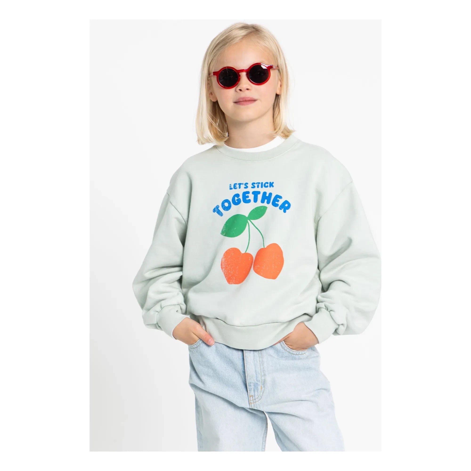 Hundred Pieces - Alba Organic Cotton Sweatshirt | Celadon