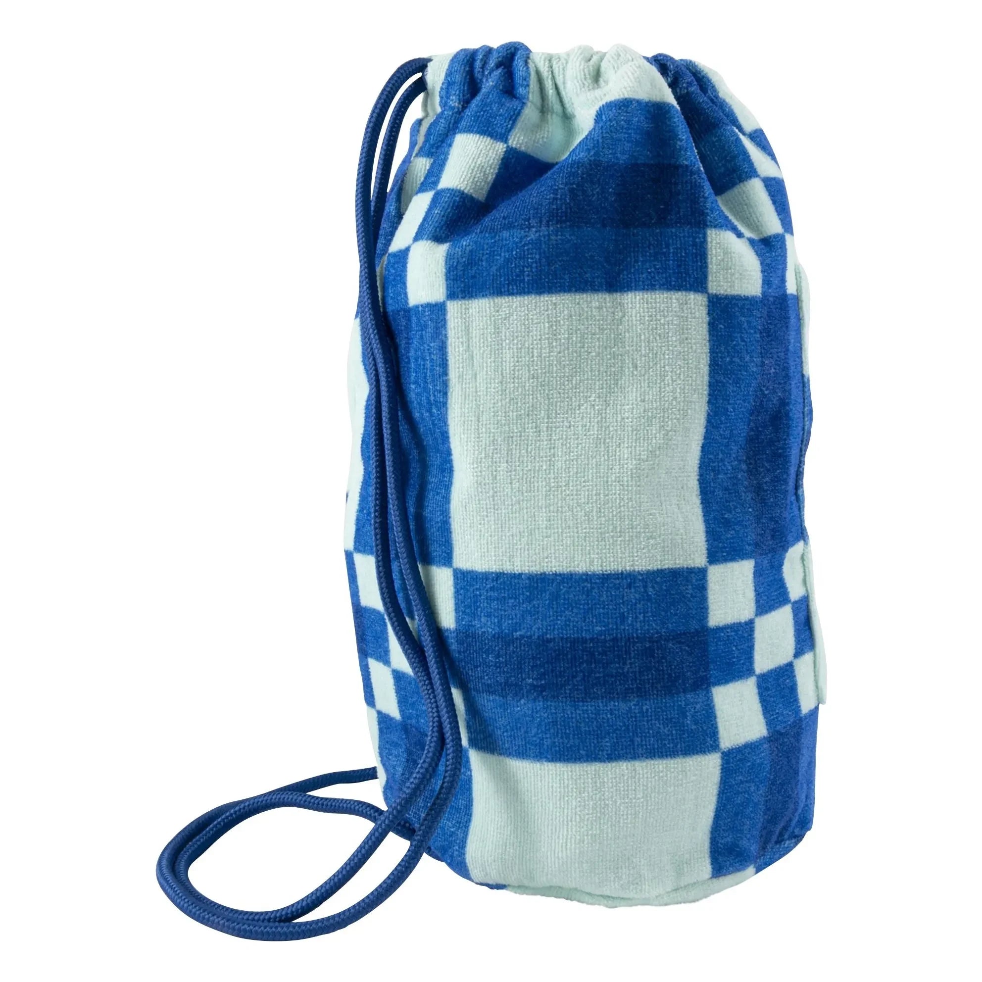 Jera Mini - Terrycloth Pocket Backpack | Blue
