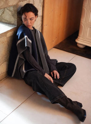La Méricaine - Mono Wool Kimono | Gray