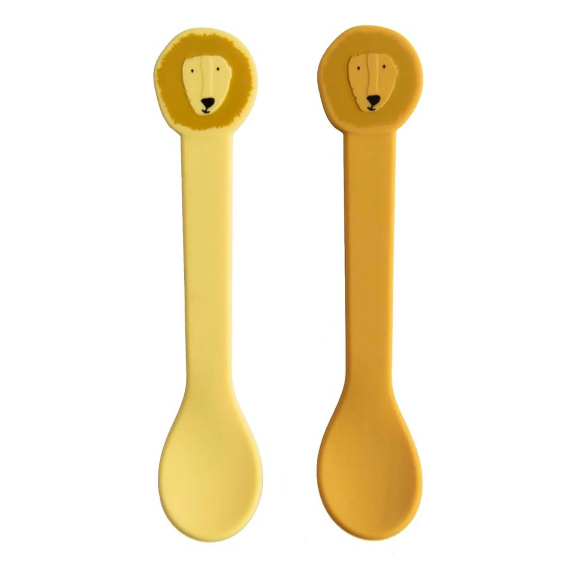 Trixie - Mr. Lion Silicone Spoons - Set of 2 | Yellow