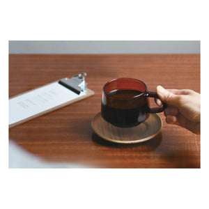 Kinto - Sepia Tiki Mug and Plate | Amber