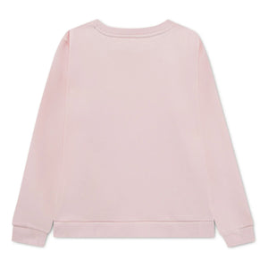Lacoste - Organic Cotton Logo Sweatshirt | Pale Pink