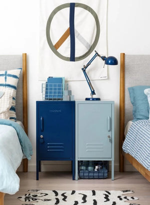 Mustard Made - Short Metal Nightstand | Ocean