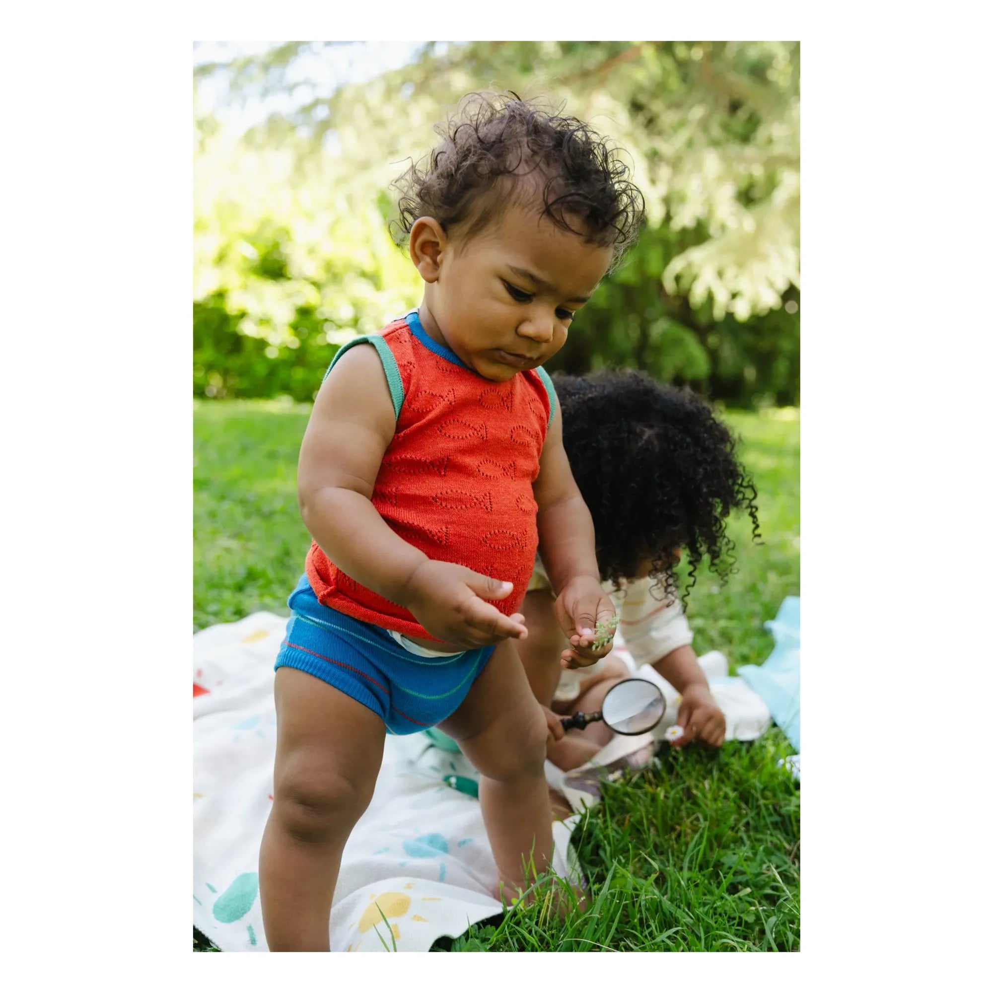 Bayiri - Bloomer Botanical Organic Cotton | Blue
