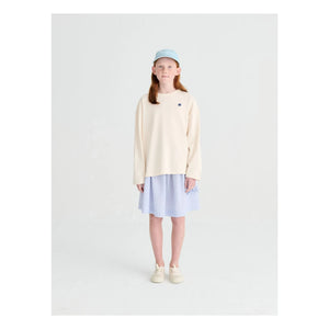 True Artist - No.7 Striped Seersucker Skirt | Blue