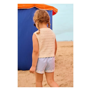 Louise Misha - Top Brodé Rynia Maille | Cream