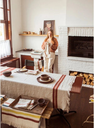 Libeco - Belgium Rug | Terracotta Red