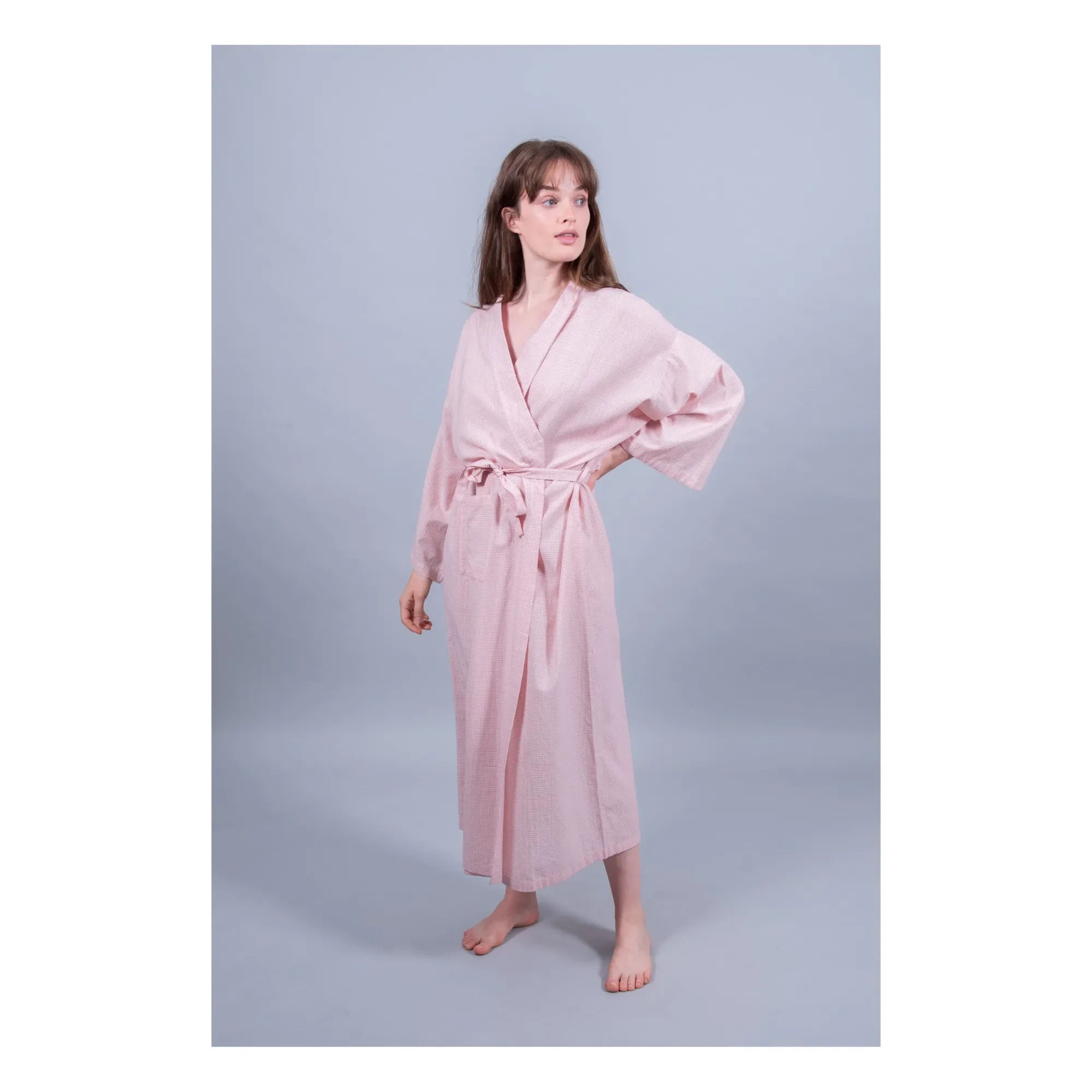 Scarlette Ateliers - Grace Checked Kimono | Red