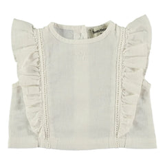 Tocoto Vintage - Top Baby Ruffle | White