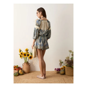 Boteh - Arcadia Linen Shorts | Lapis Lazuli
