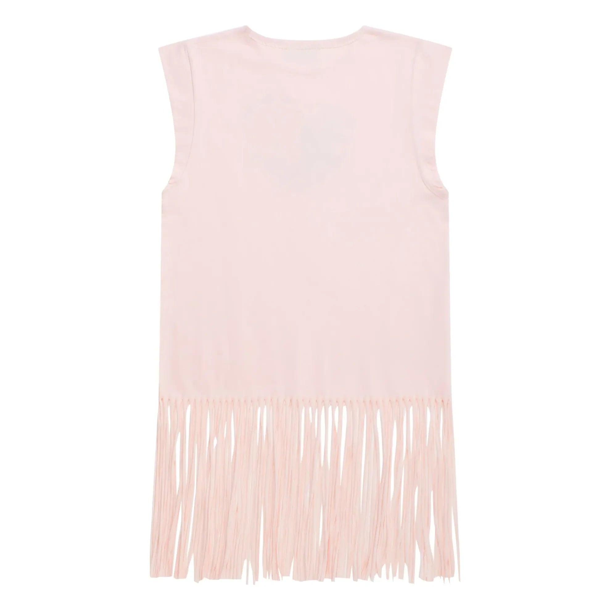 Maison Mangostan - Fringed Bird Dress | Pink