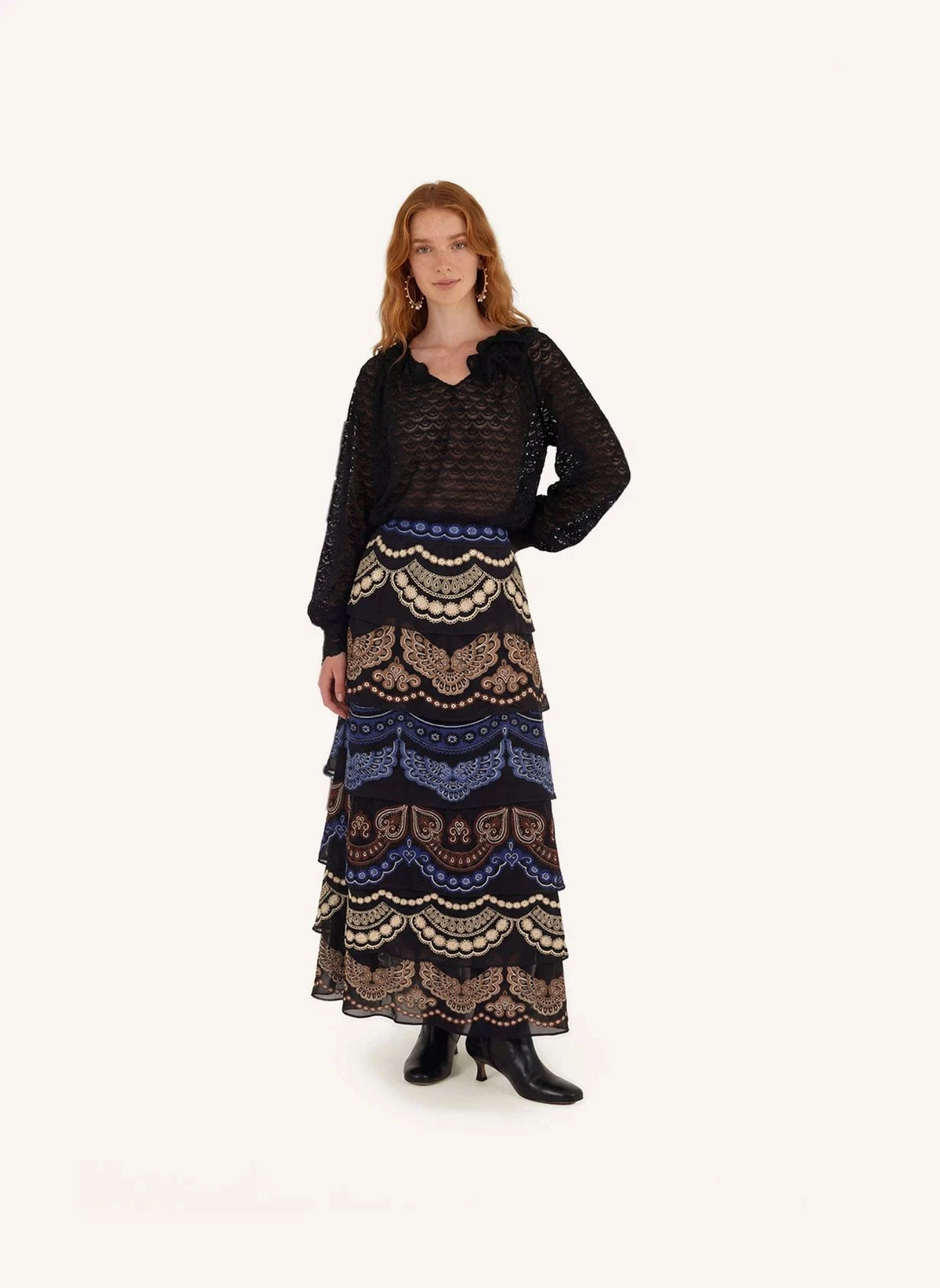 Farm Rio - Nicole Skirt | Black
