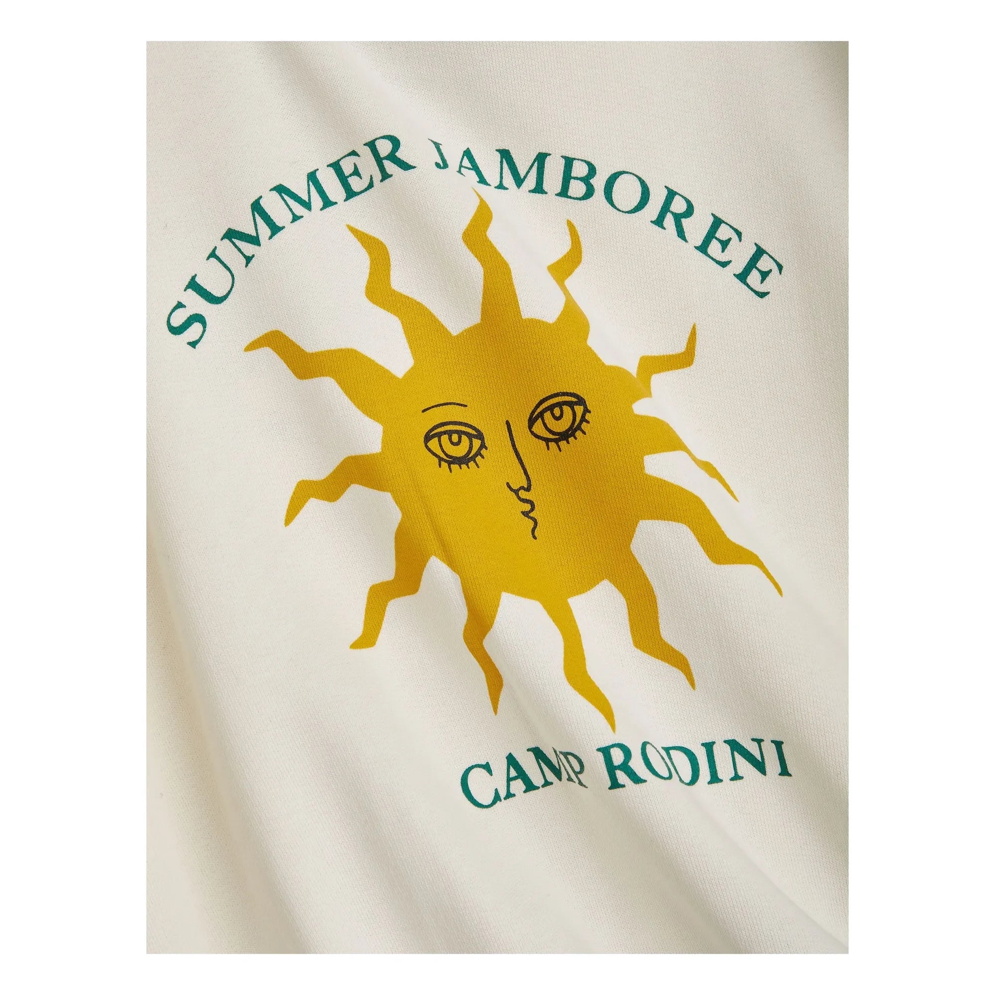 Mini Rodini - Sun Organic Cotton Sweatshirt | Ecru