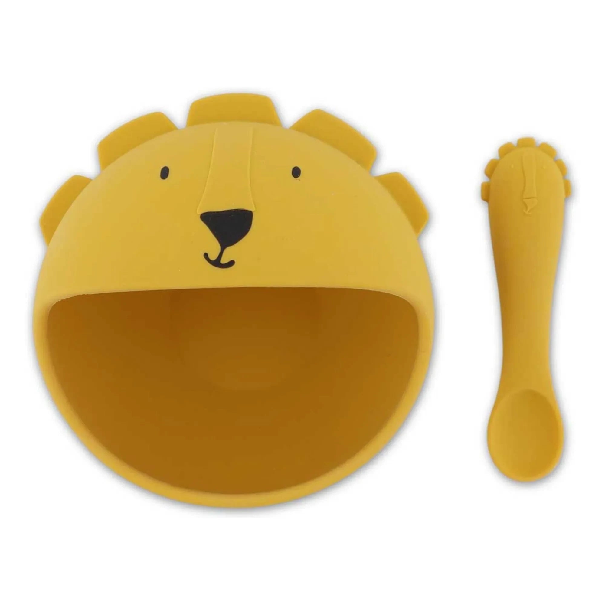 Trixie - Mr. Lion Baby Dinnerware | Yellow