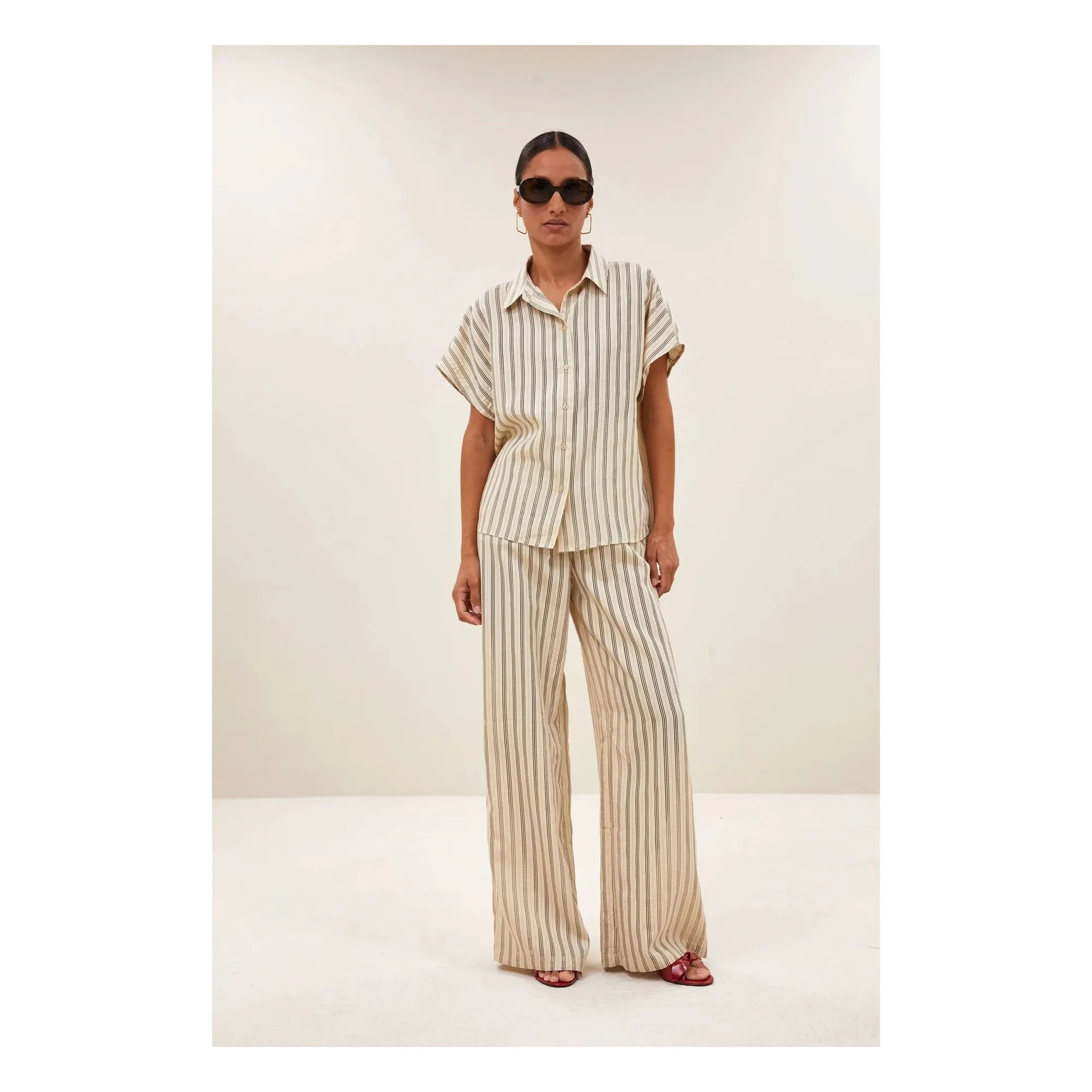 By Bar - Barley Striped Shirt | Black