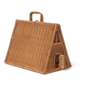 Ferm Living Kids - Örgü Rattan Ev