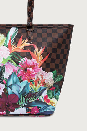 Sprayground - Black Forest-Print Women's Shopping Bag 910T9391NSZ