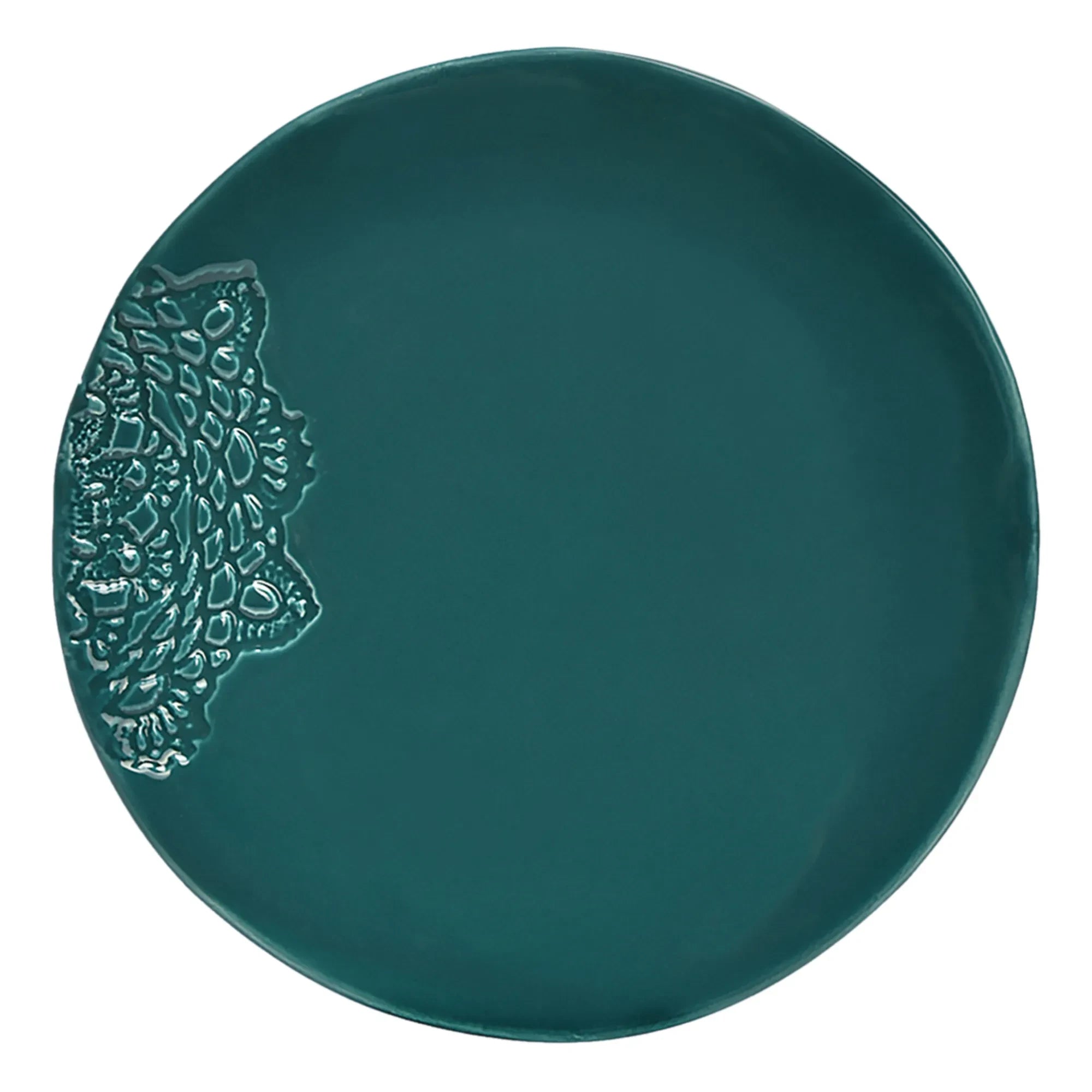 Maison Vessel - Blanca Tığ İşi Dantel Tabaklar - 2'li Set | Jade